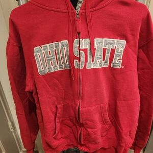 Campus Heritage Red Zip Up Sweater